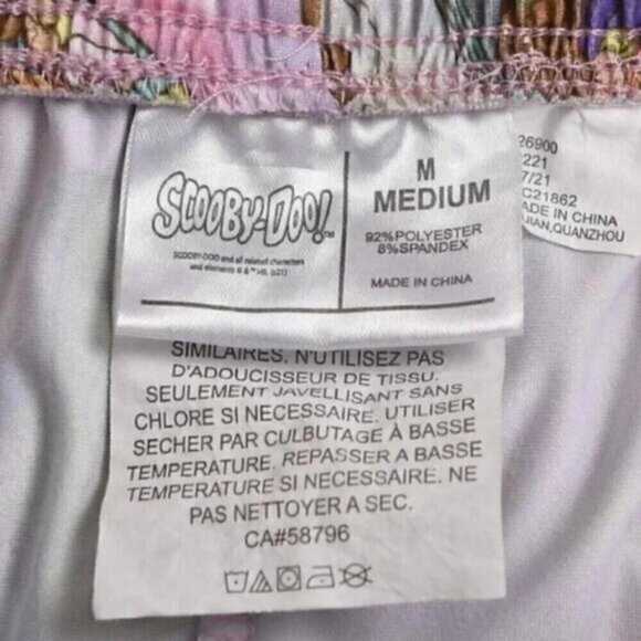 Scooby Doo Tie-Dye Pajama Pants Mystery Machine Size Medium - Picture 7 of 7